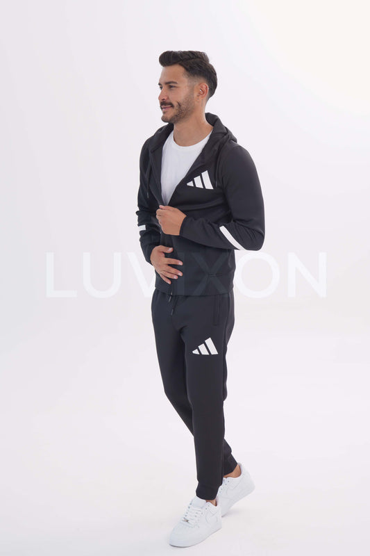 Adidas Z.N.E. Siyah Full-Zip Eşofman Takımı