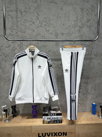 Adidas The Brand W. 3 Stripes Beyaz Eşofman Takımı