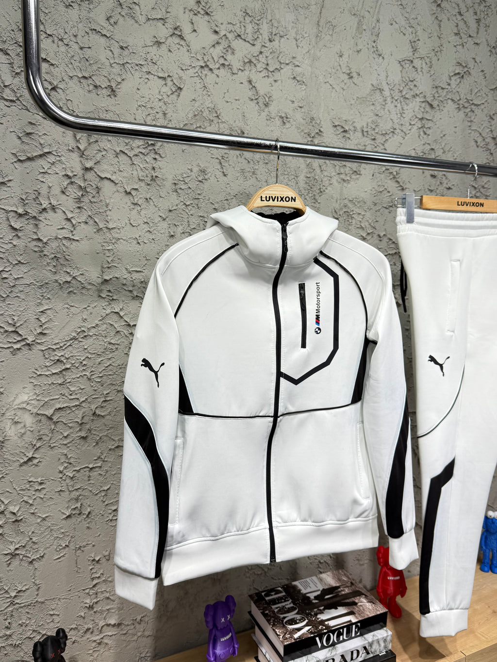 Yeni Sezon Puma BMW M sport  Beyaz Eşofman Takımı