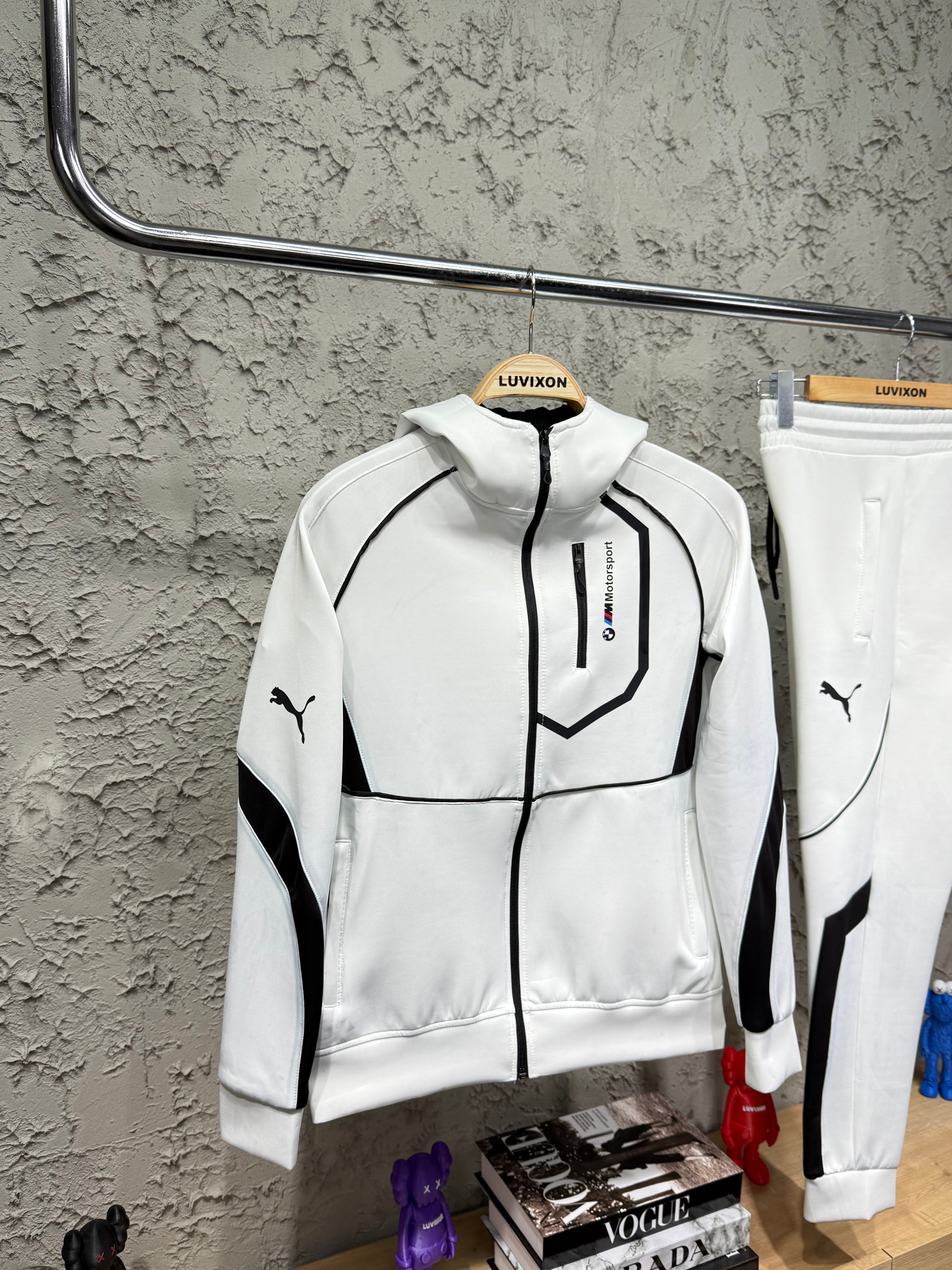 Yeni Sezon Puma BMW M sport  Beyaz Eşofman Takımı