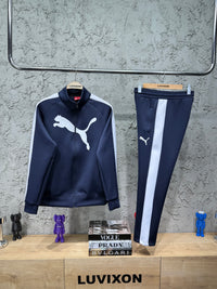 Puma Göğüs Logo Lacivert Eşofman Takımı