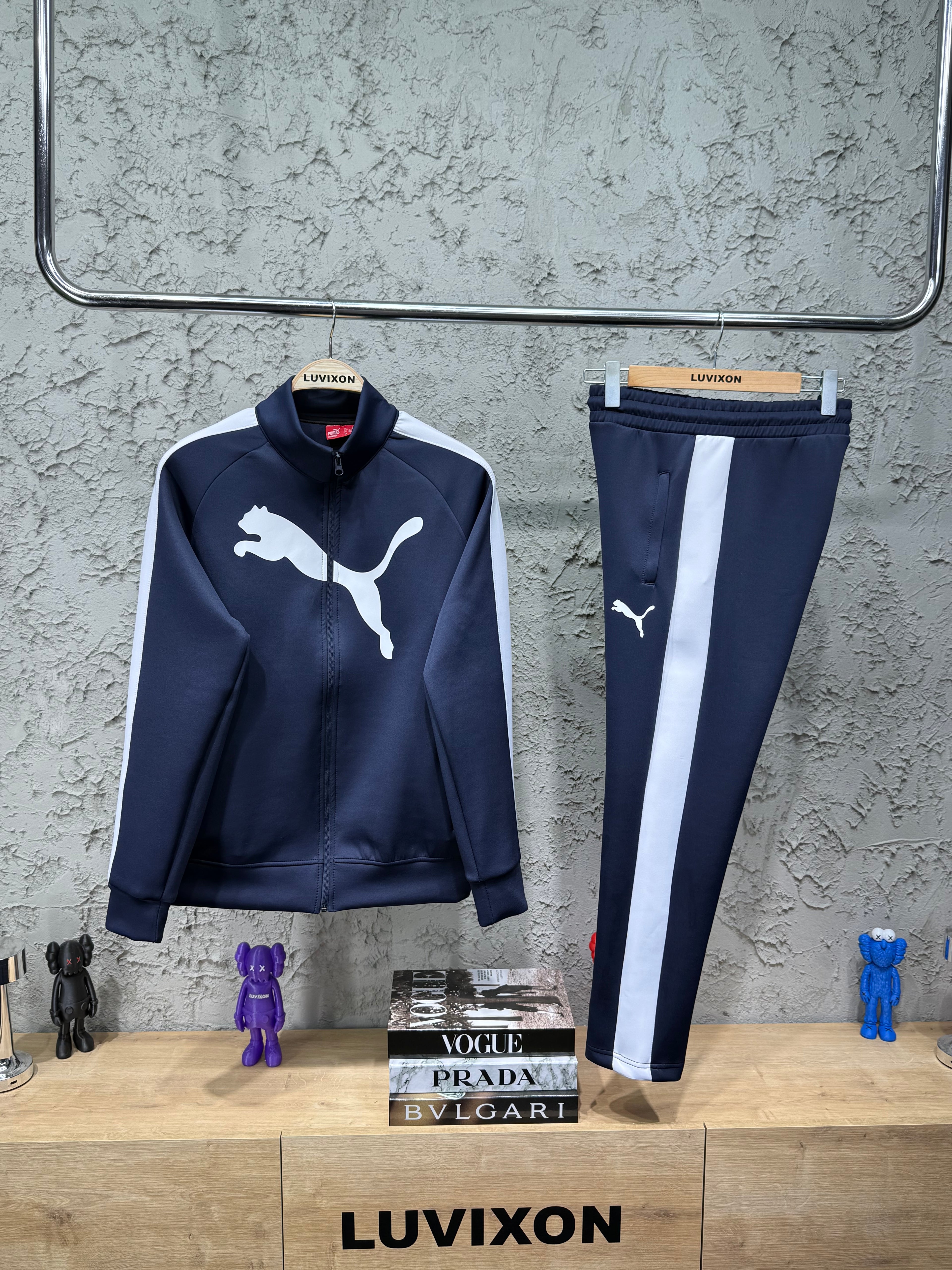 Puma Göğüs Logo Lacivert Eşofman Takımı