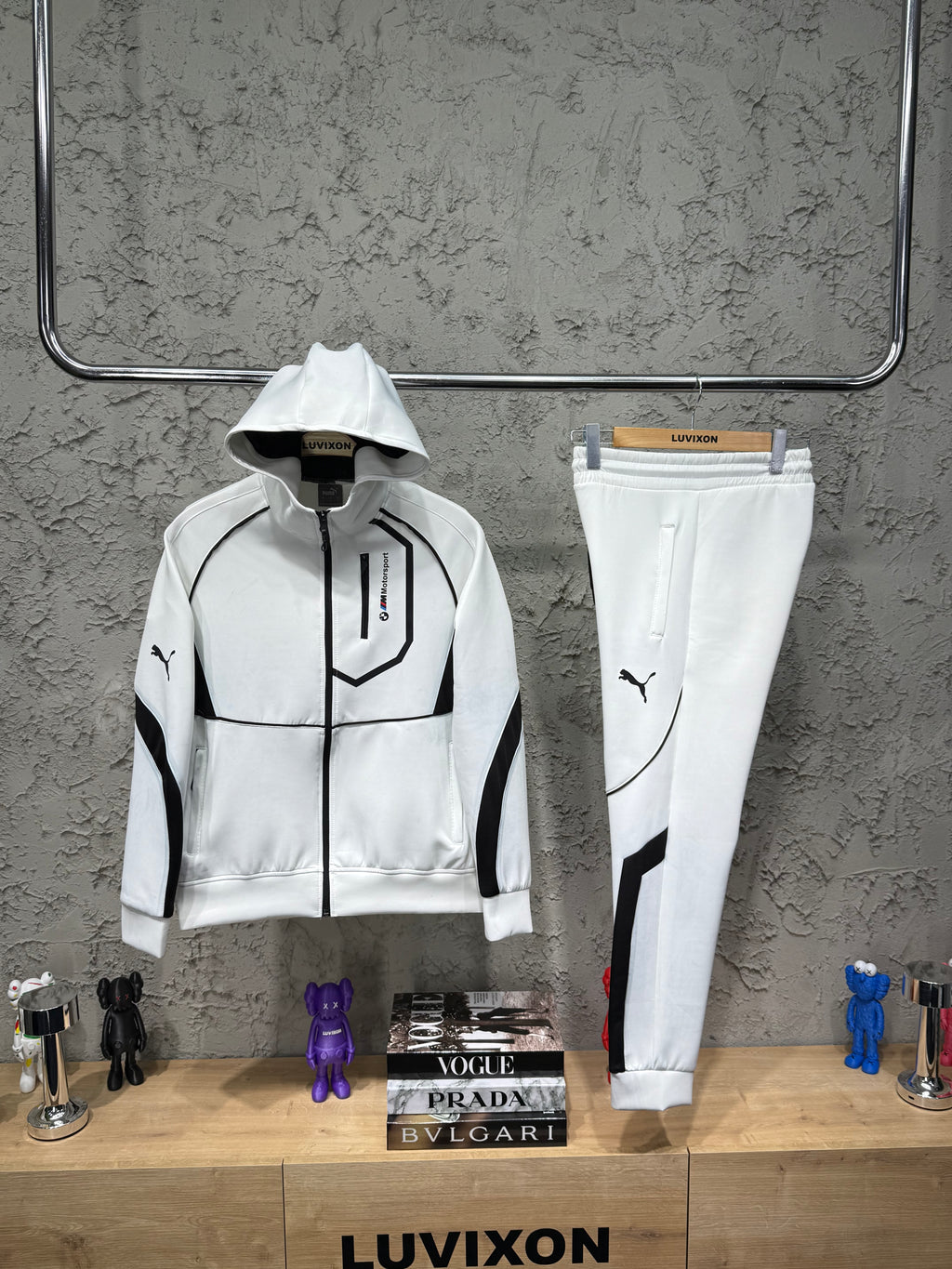 Yeni Sezon Puma BMW M sport  Beyaz Eşofman Takımı