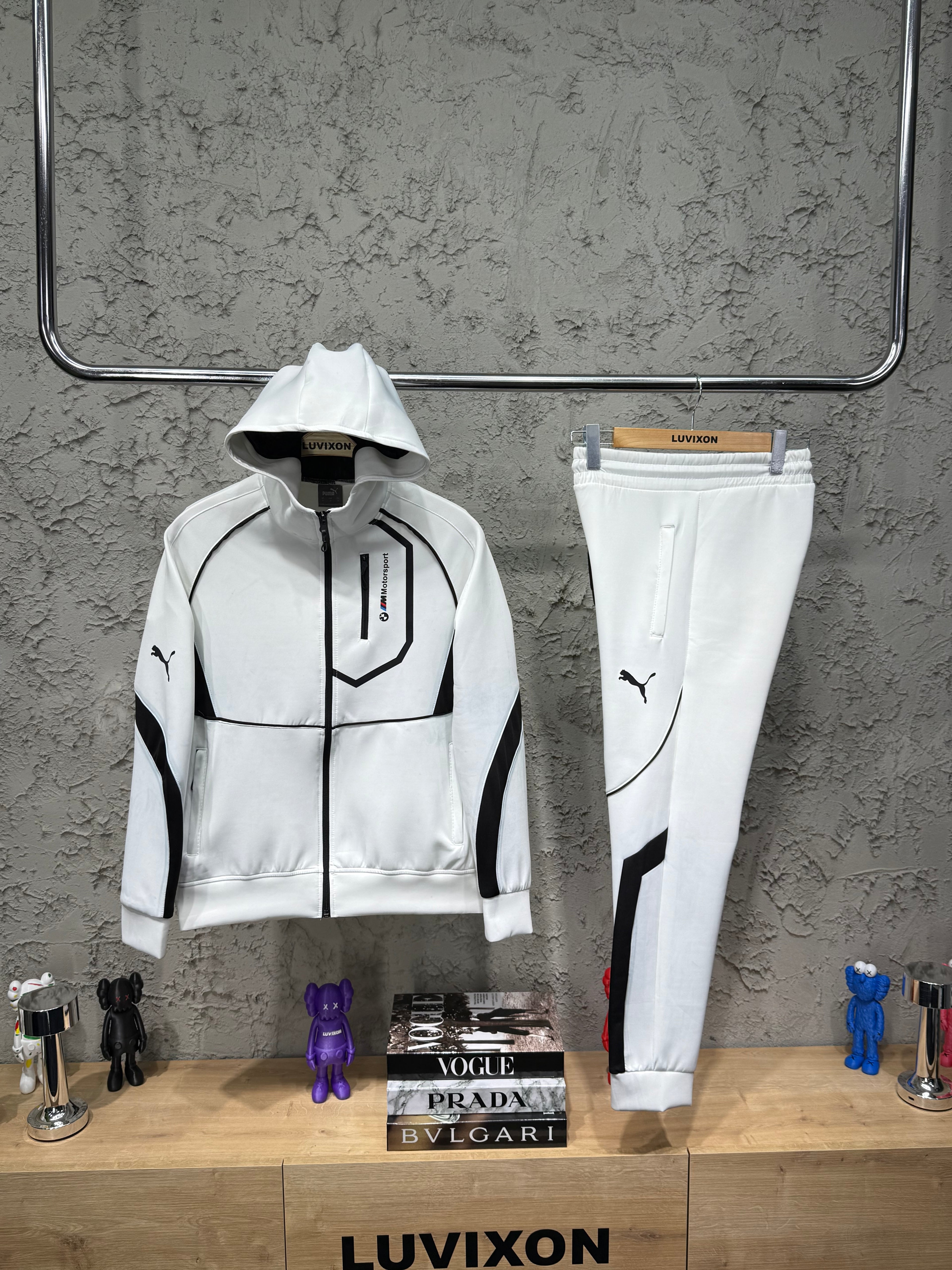 Yeni Sezon Puma BMW M sport  Beyaz Eşofman Takımı