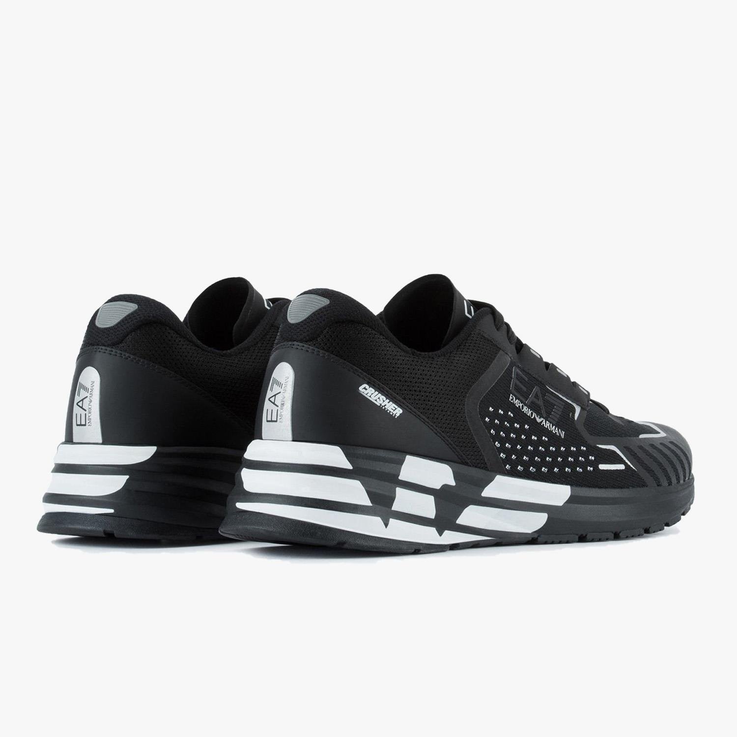 EA7 Taban Logo Siyah&Beyaz Sneaker