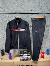 GUESS® Örme Siyah Erkek Eşofman Takımı