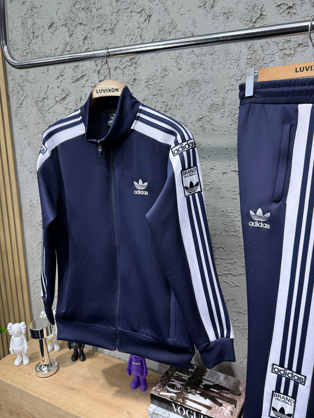 Adidas The Brand W. 3 Stripes Lacivert Eşofman Takımı
