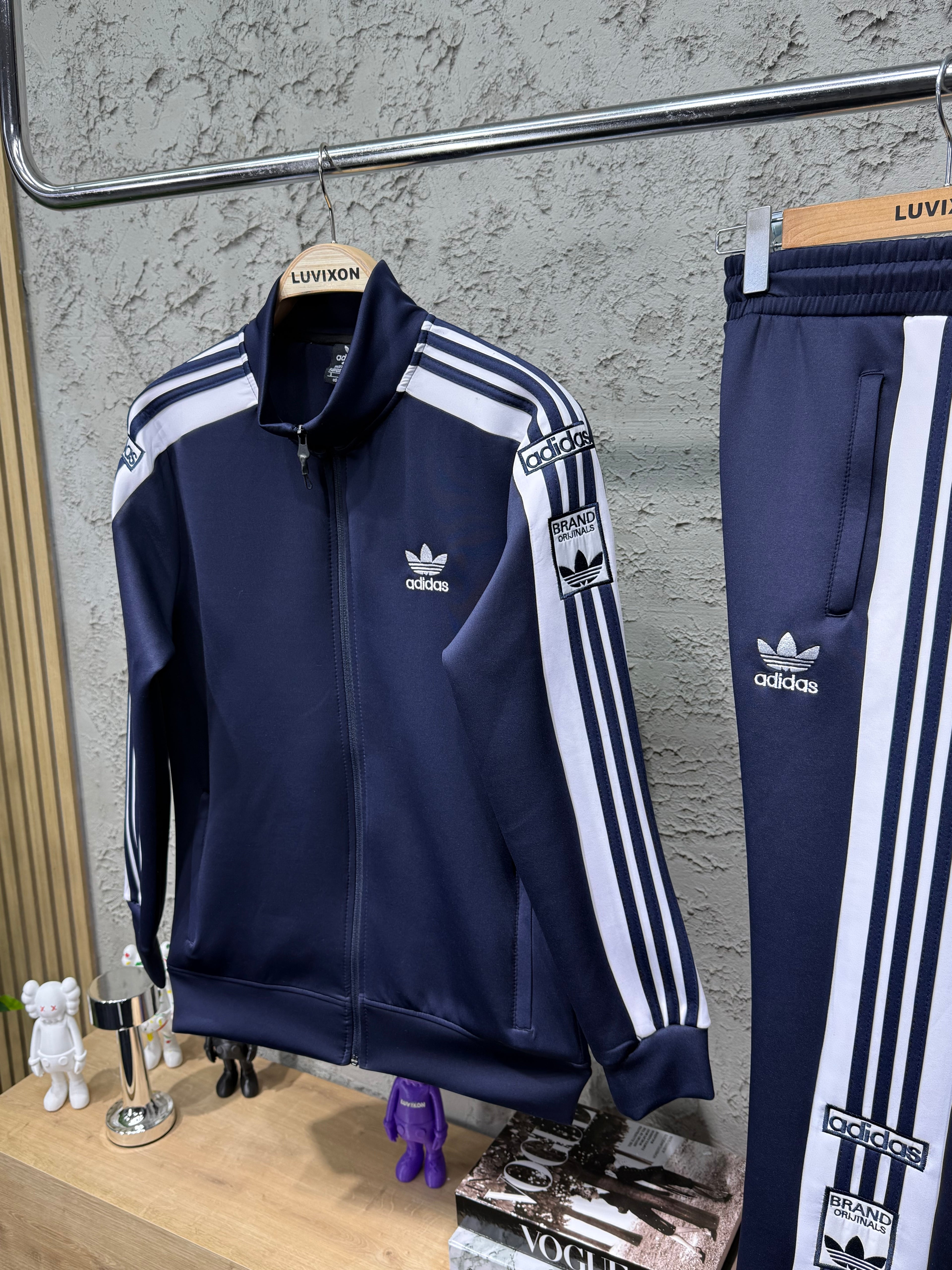 Adidas The Brand W. 3 Stripes Lacivert Eşofman Takımı