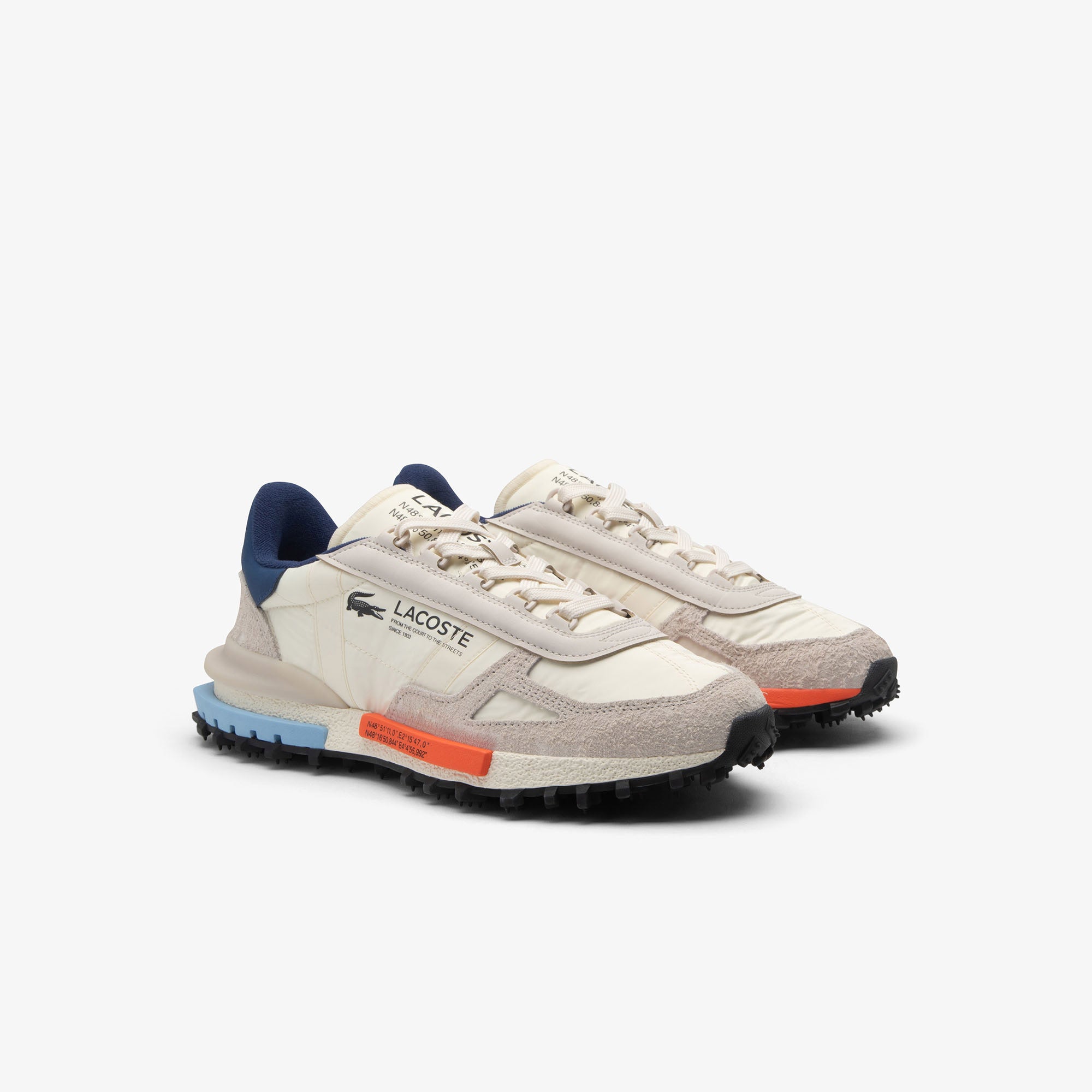 Lacoste Elite Active Erkek Beyaz/Lacivert Sneaker