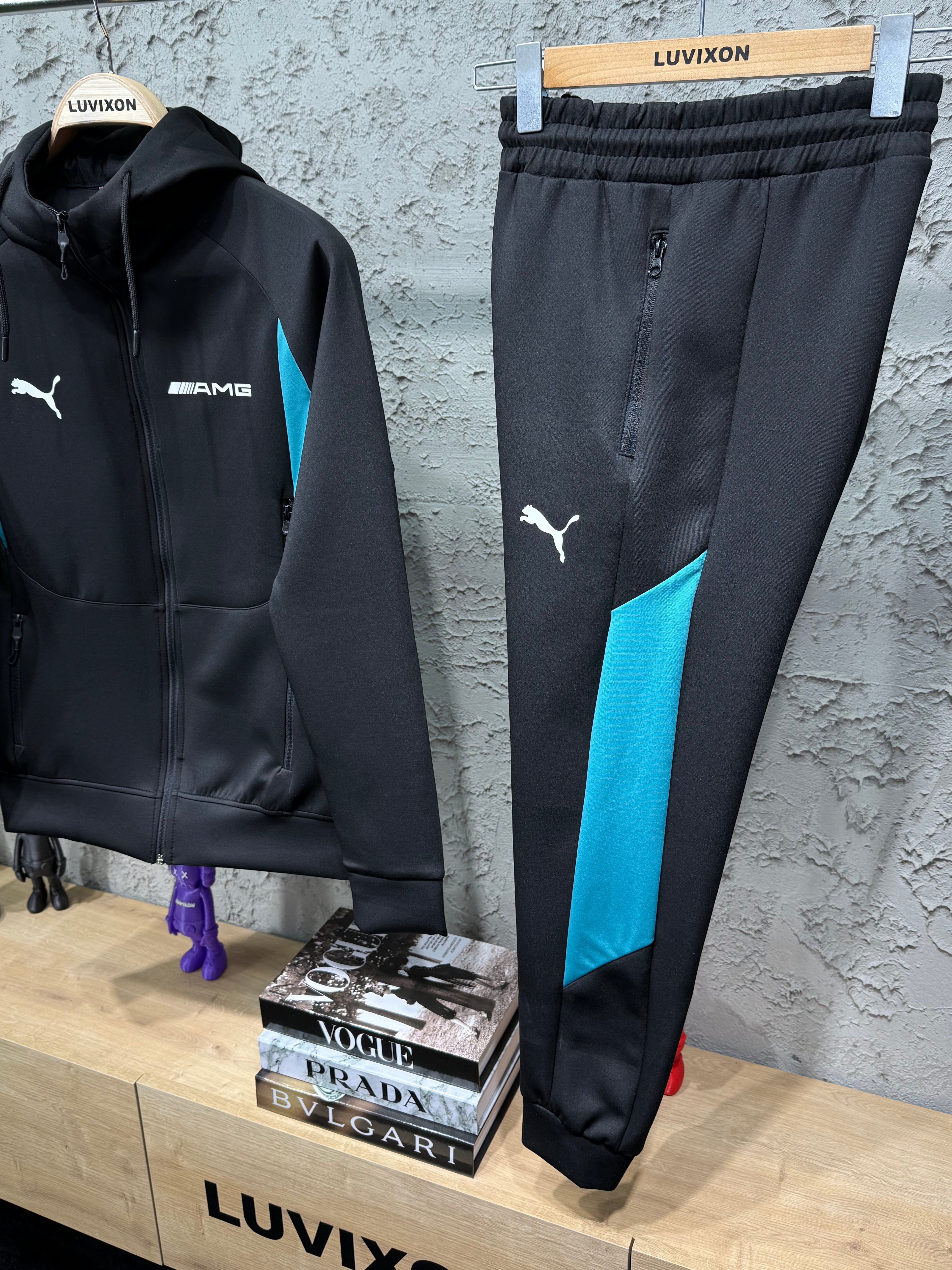 Puma x Mercedes AMG Siyah&Mint Eşofman Takımı