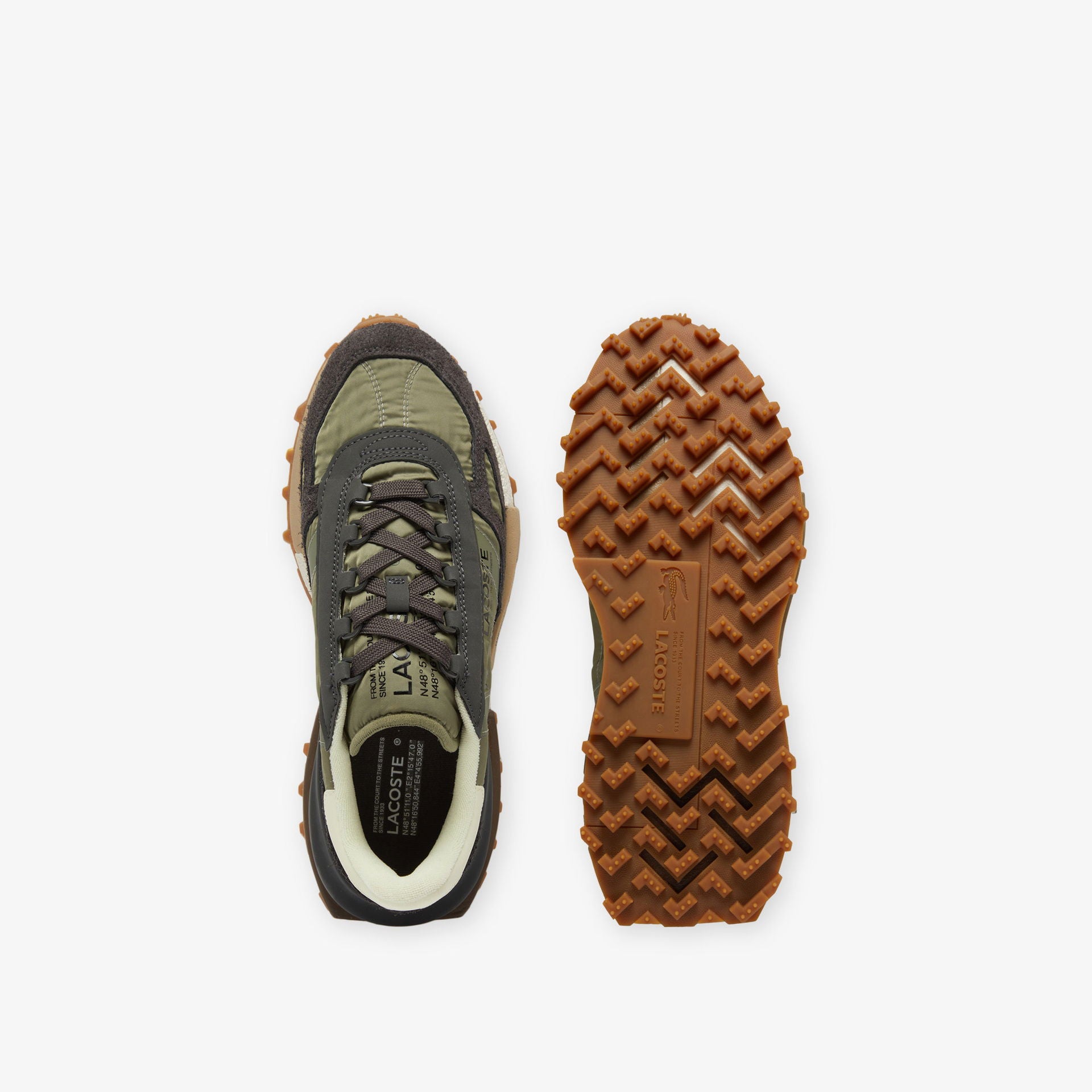 Lacoste Elite Active Erkek Haki/Yeşil Sneaker