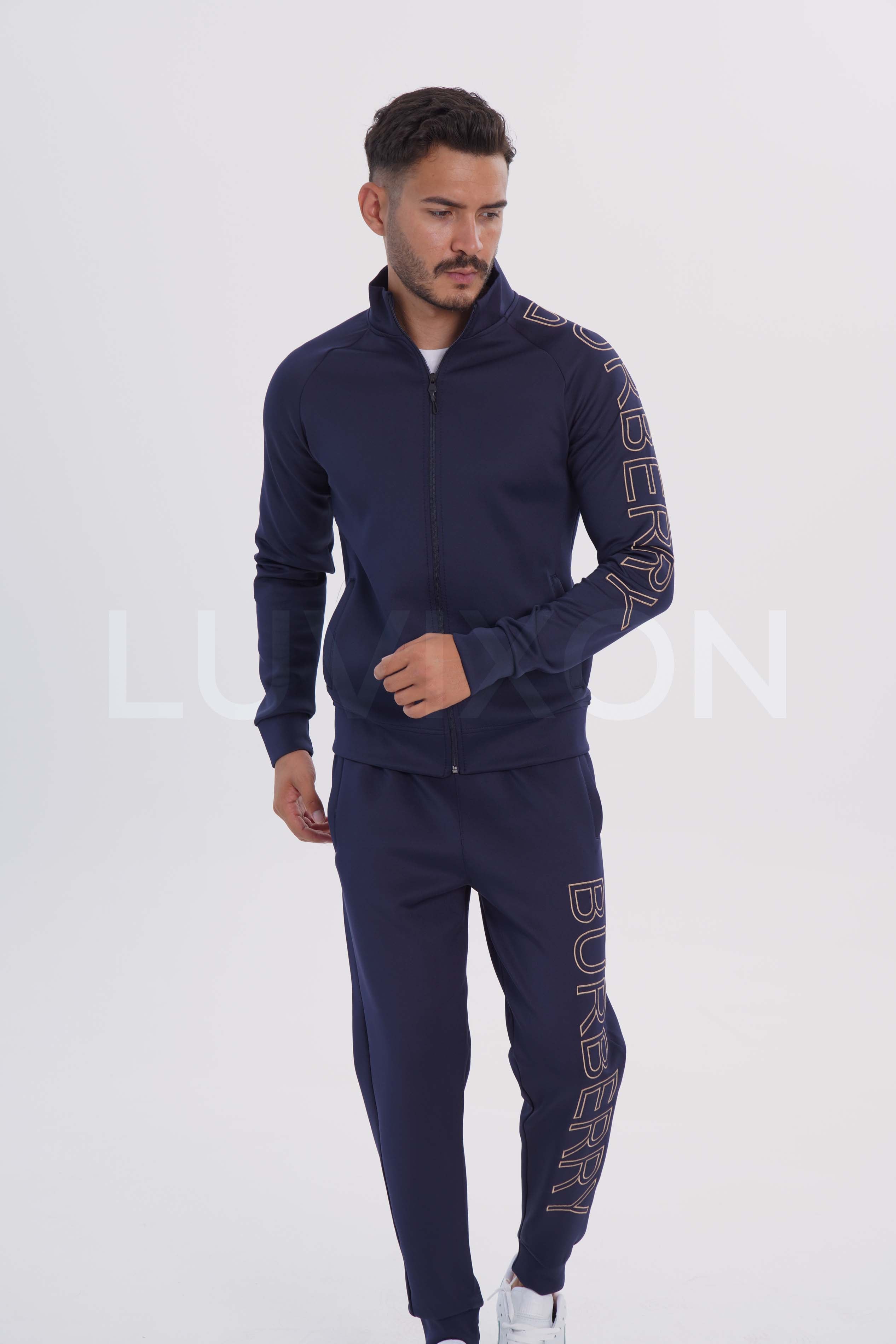 Burberry Lacivert Erkek Eşofman Takımı