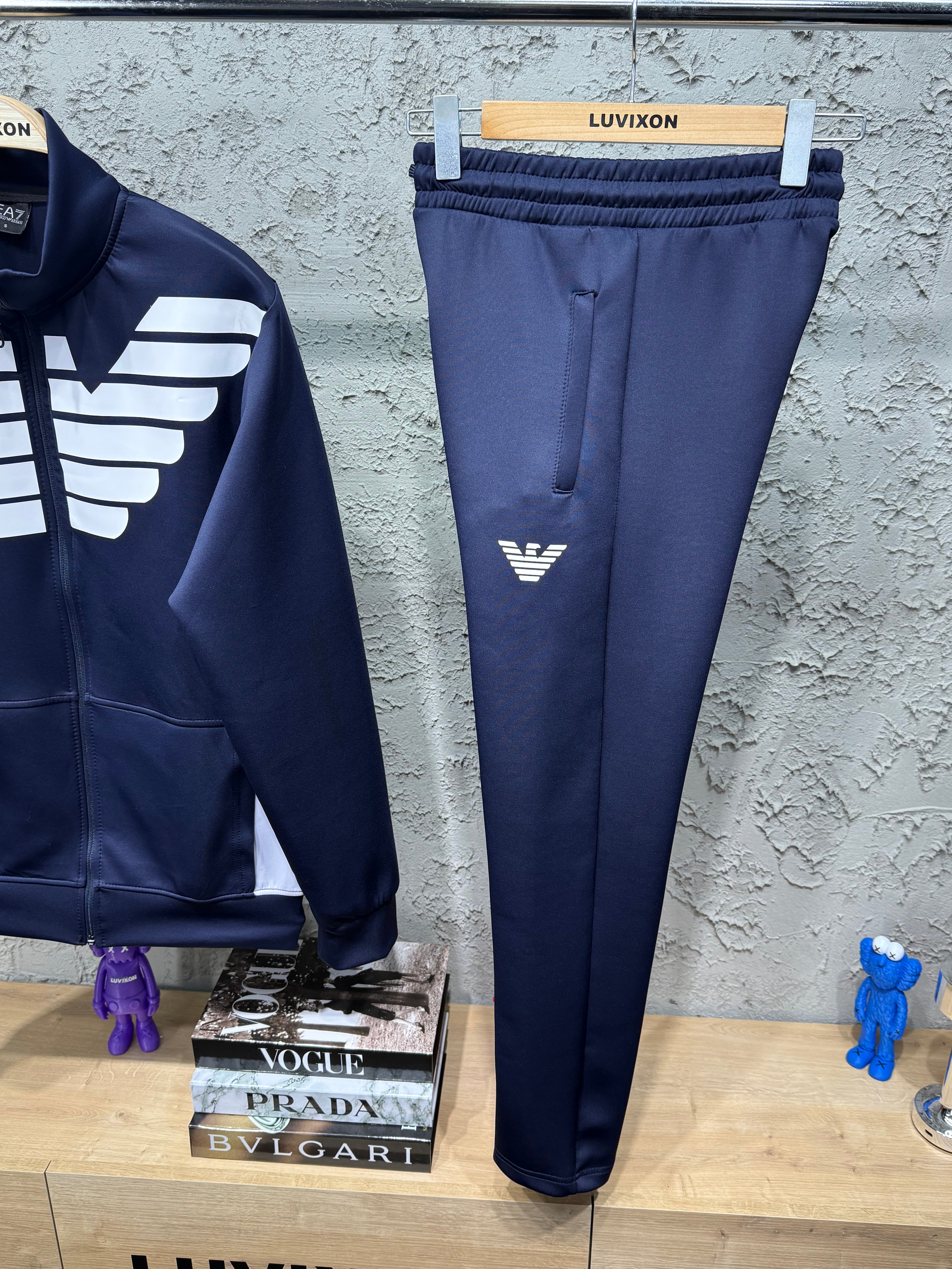 Armani Eagle Premium Lacivert Eşofman Takımı