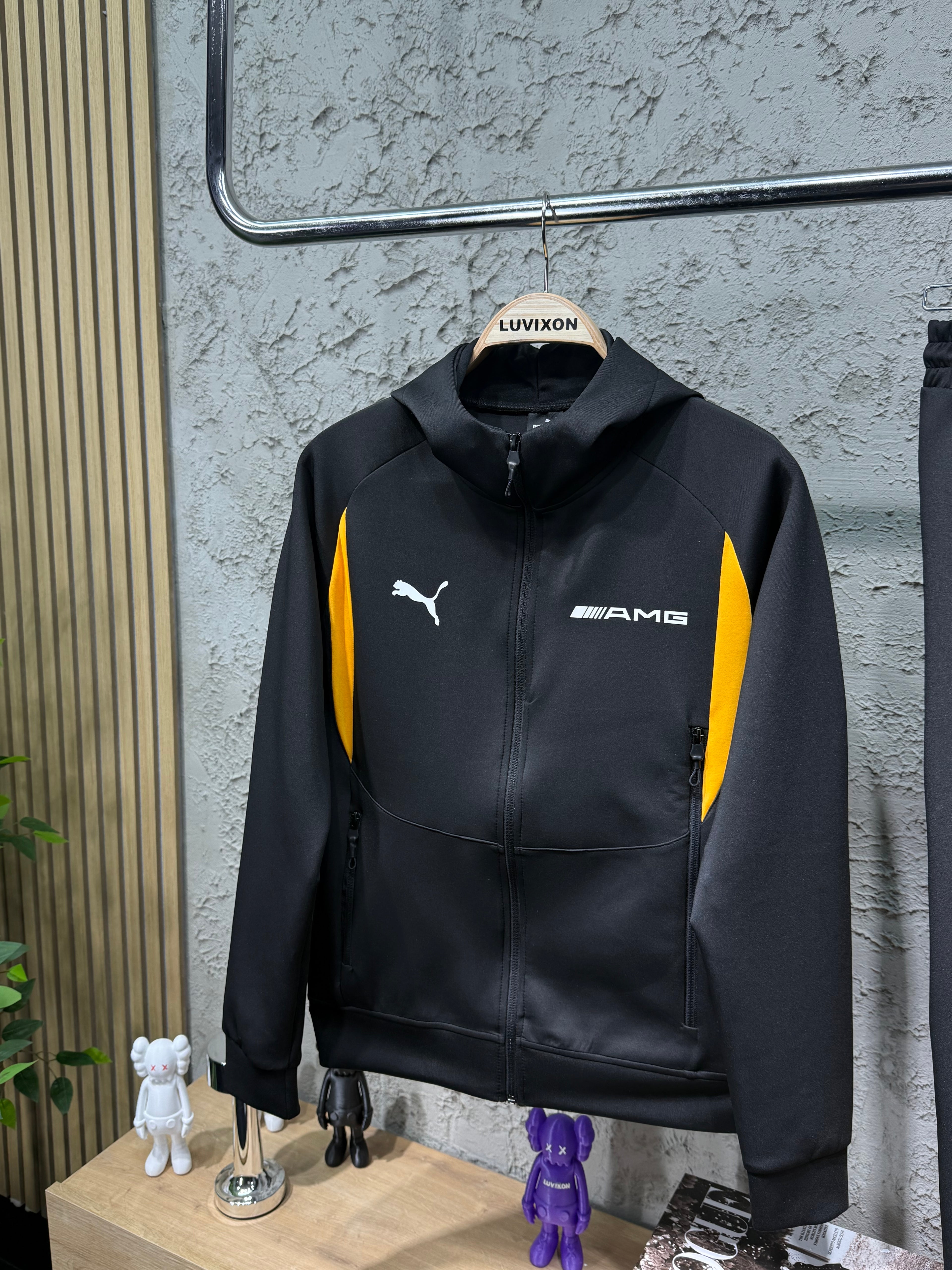 Puma x Mercedes AMG Turuncu Siyah Eşofman Takımı