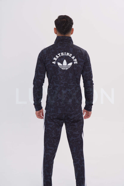Adidas x Bape Kamuflaj Desenli Eşofman Takımı
