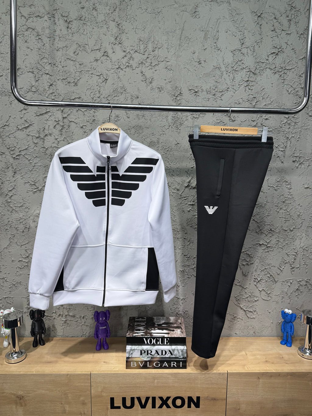 Armani Eagle Premium Beyaz Eşofman Takımı