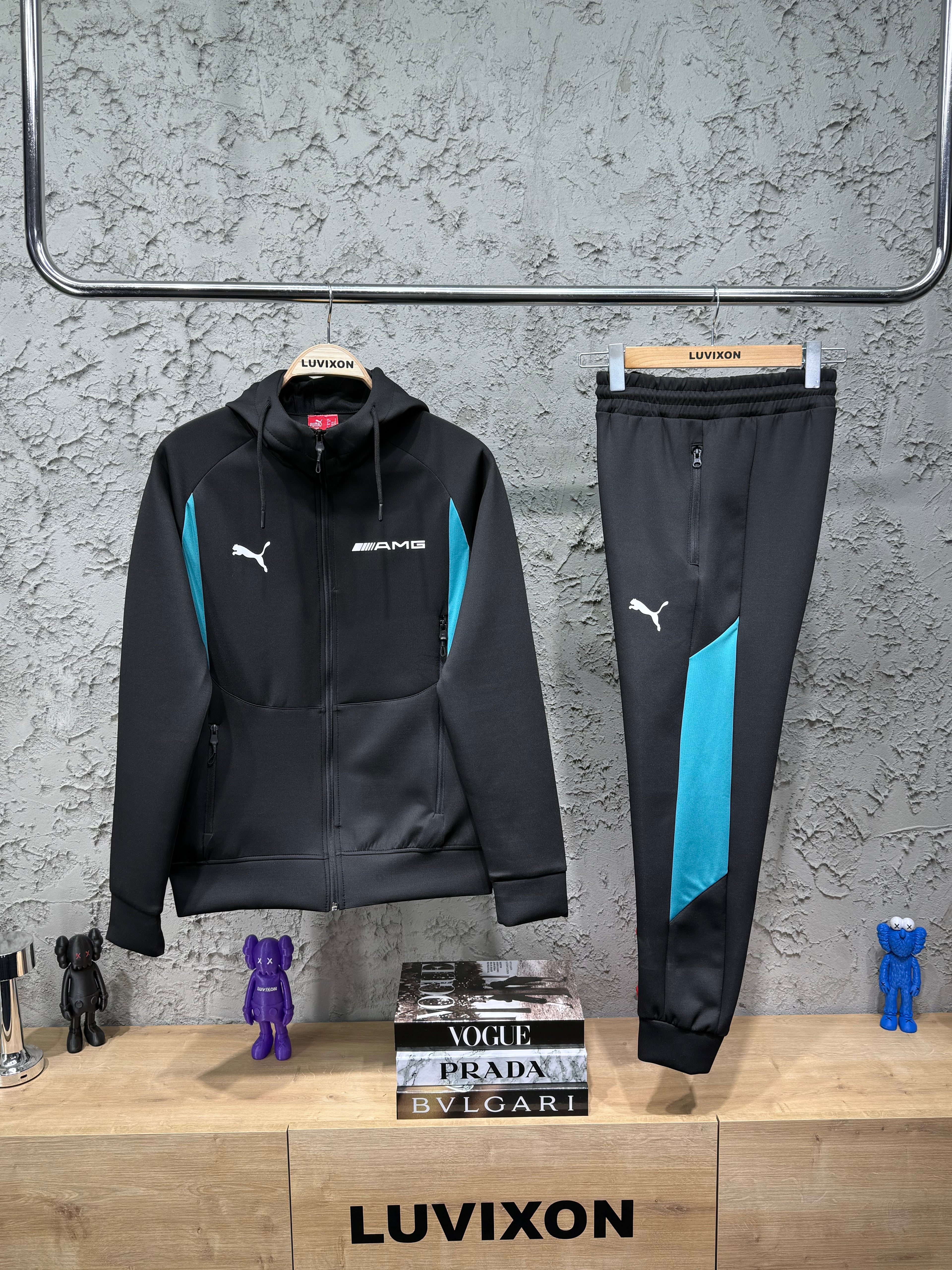 Puma x Mercedes AMG Siyah&Mint Eşofman Takımı