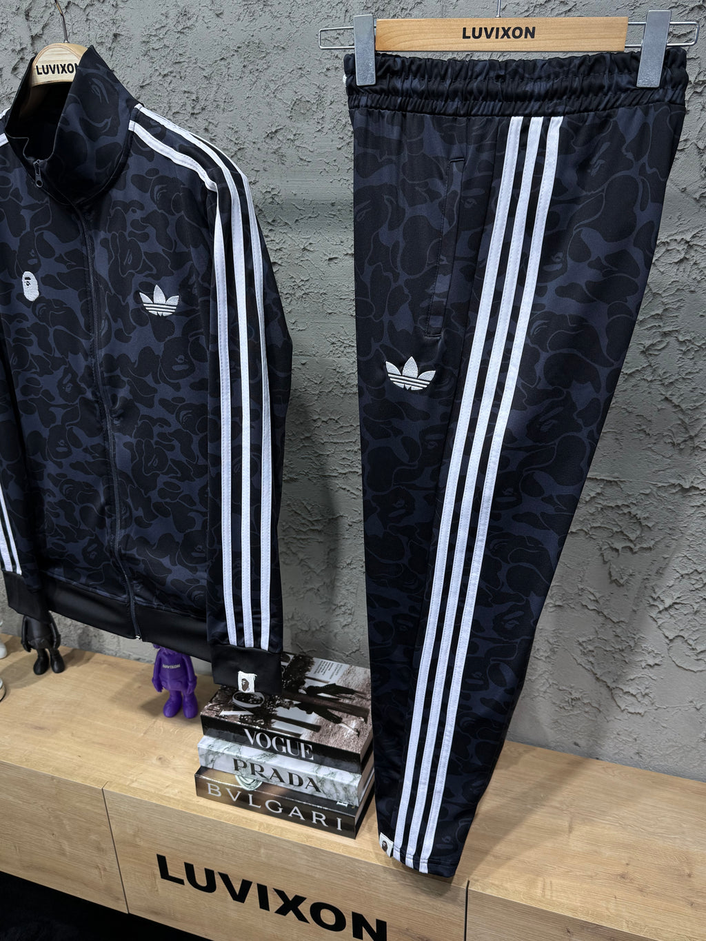 Adidas x Bape Kamuflaj Desenli Eşofman Takımı