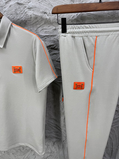 Hermes Taş Polo Yaka T-shirt Takımı