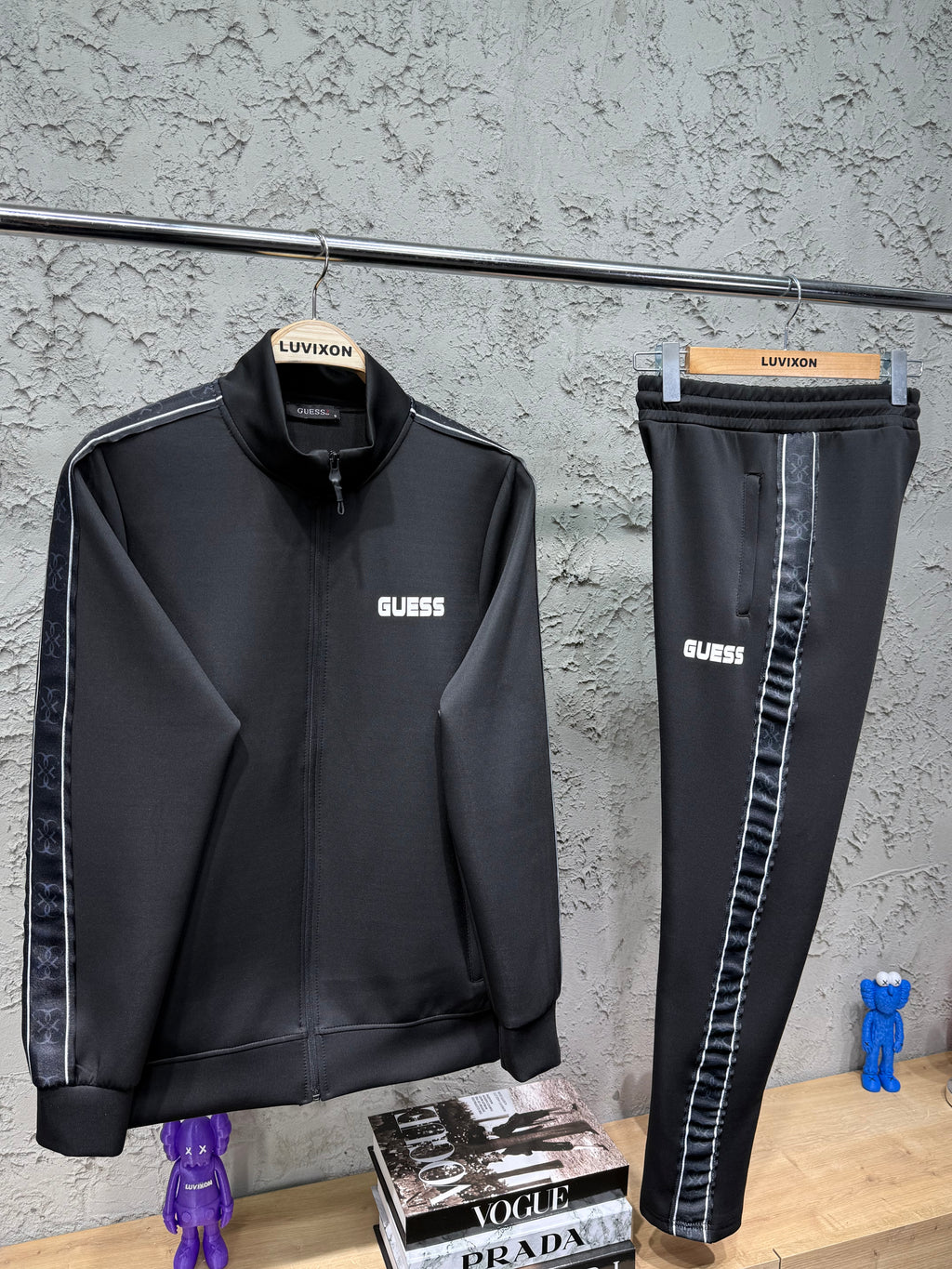 Guess Erkek Mickey Siyah Eşofman Takımı