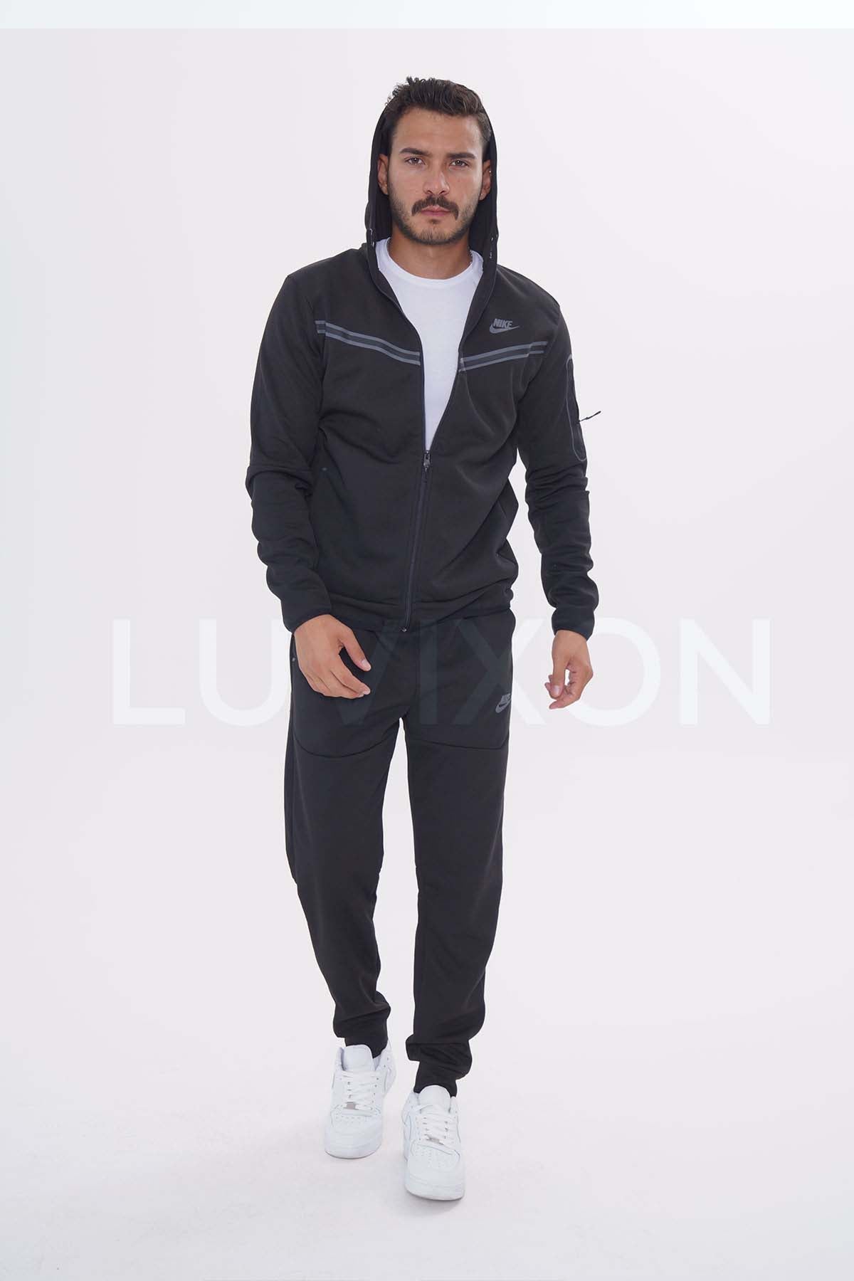 Nike Tech Fleece Siyah Eşofman takımı