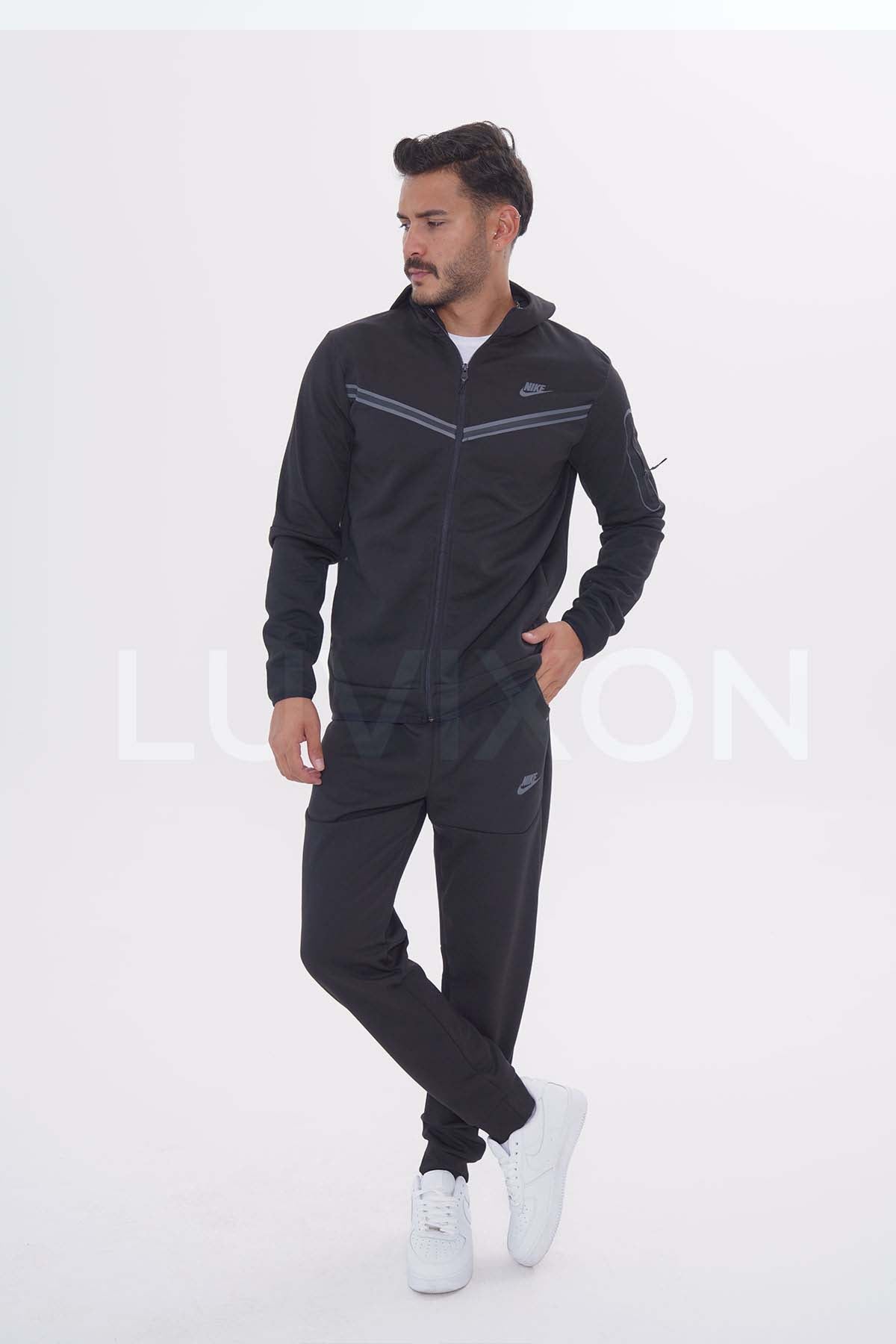 Nike Tech Fleece Siyah Eşofman takımı