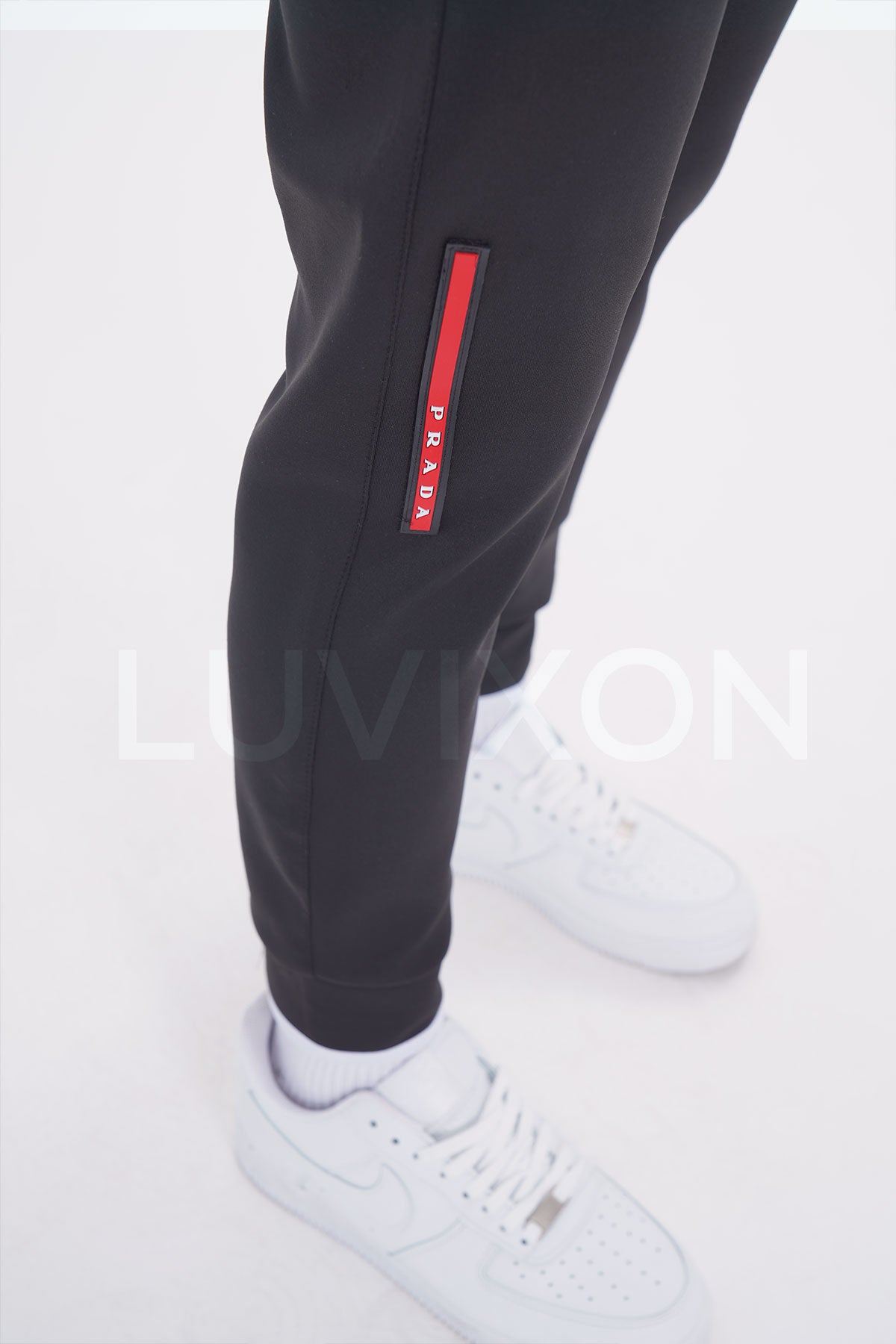 Prada Siyah Kol Cepli Eşofman Takımı