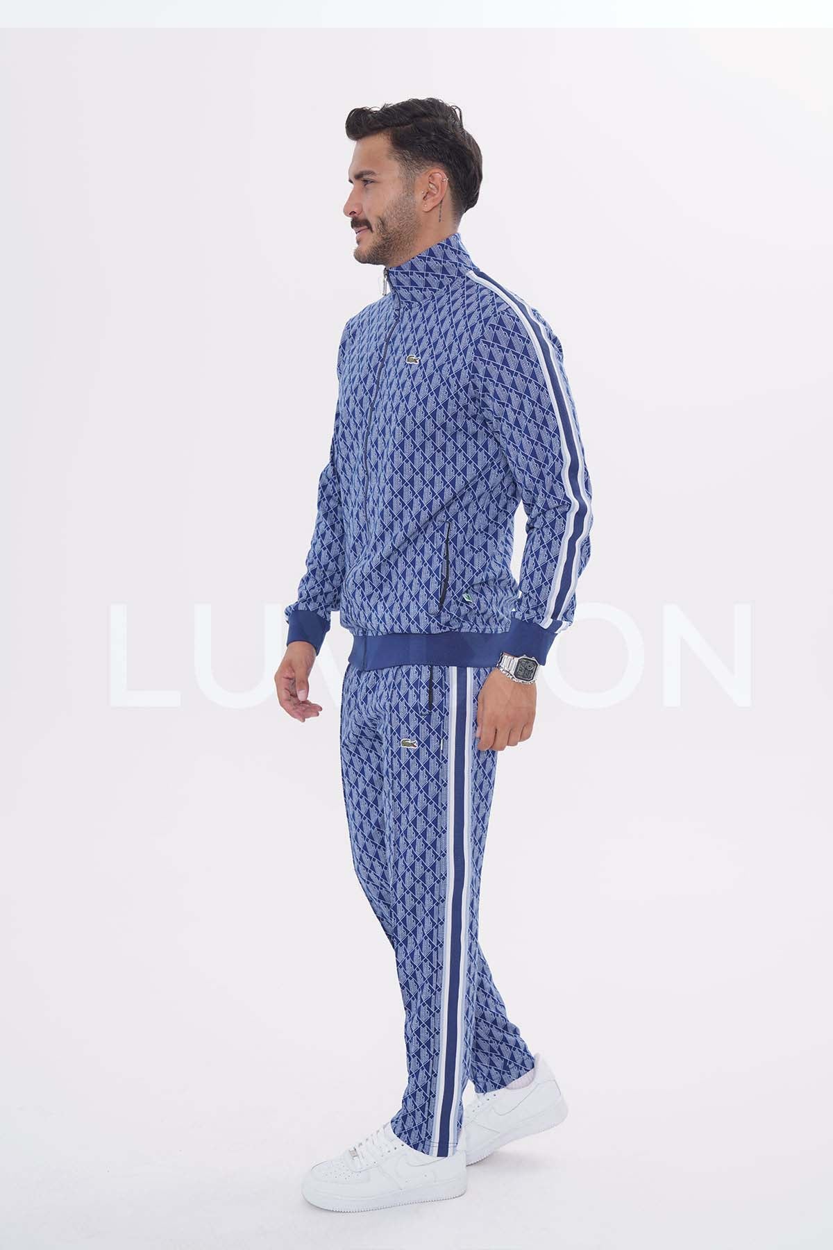 Lacoste Monogram Lacivert Eşofman Takımı