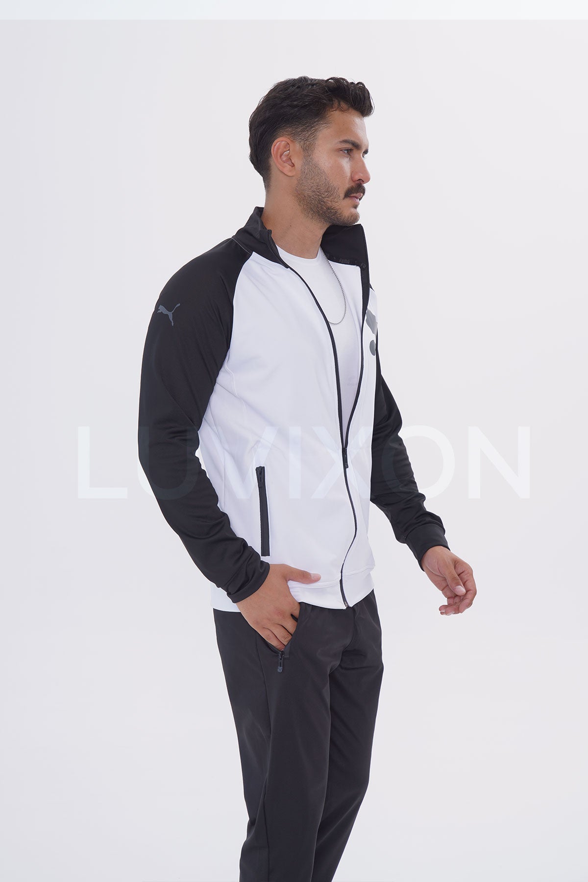 Puma Siyah&amp;Beyaz Eşofman Takımı